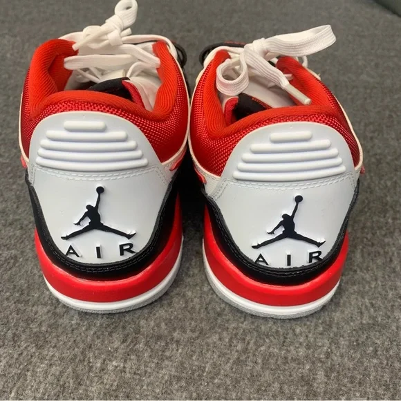 Nike Boys Jordan Legacy 312 Low GS 'Fire Red' 5.5Y - Picture 7 of 11